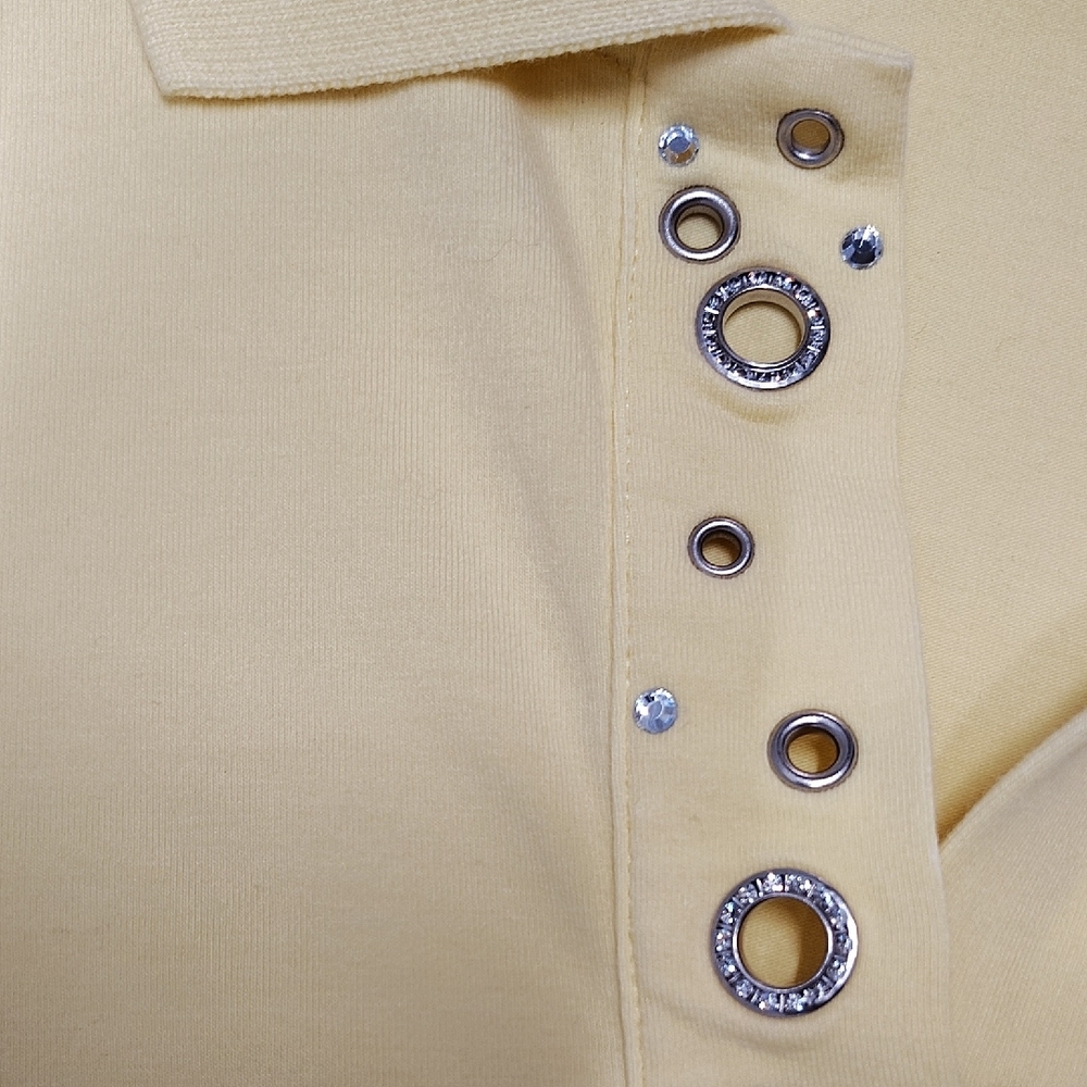 Spanner Lemon Button Down Shirt - image 4